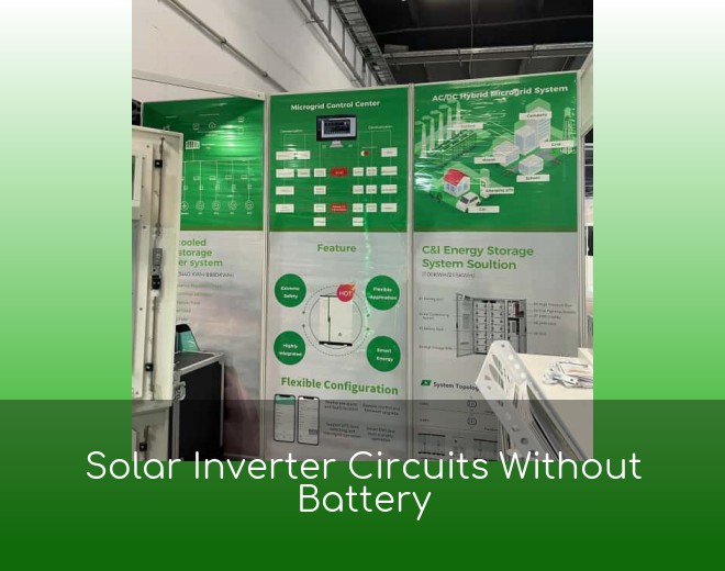 Solar Inverter Circuits Without Battery